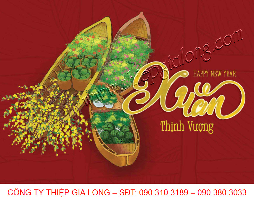 Thiep Chuc Tet Canh sac Viet Nam