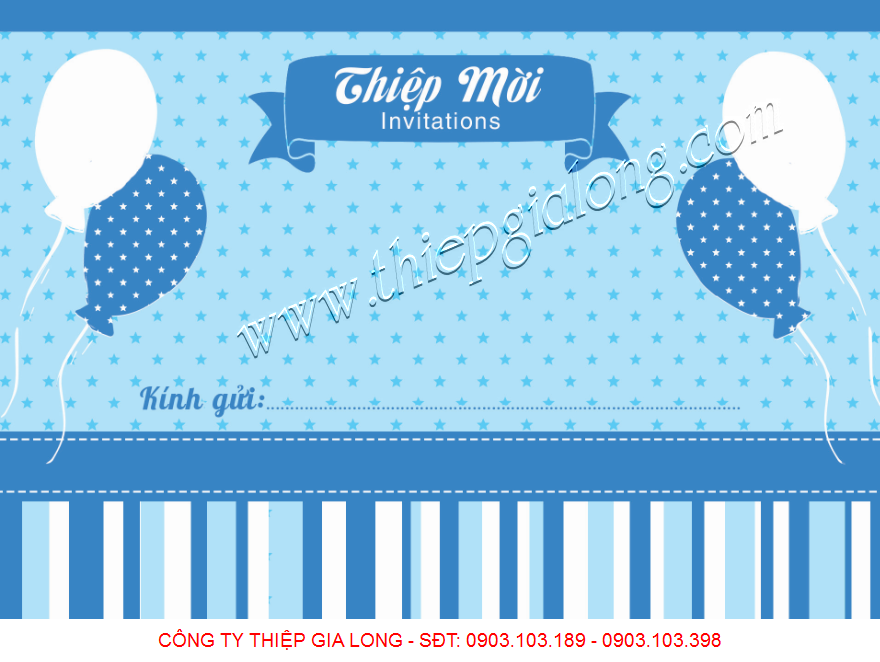 thiệp mời thôi nôi