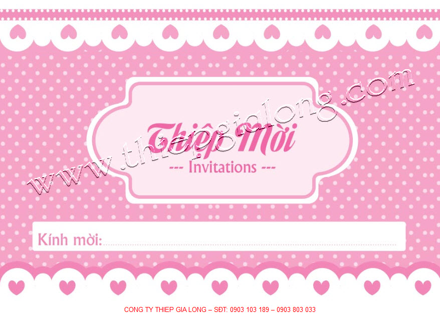 bao thư thiệp mời thôi nôi 
