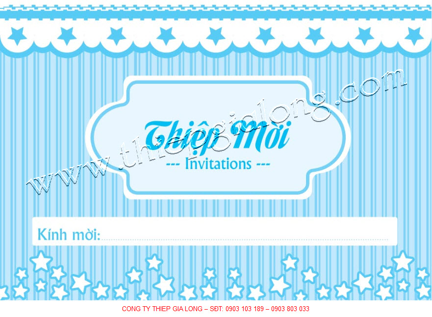 bao thư thiệp mời sinh nhật