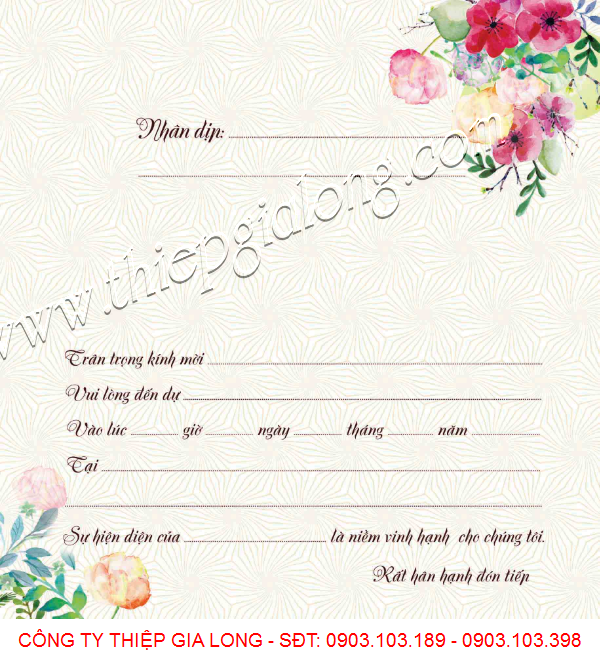 thiệp mời sinh nhật đẹp