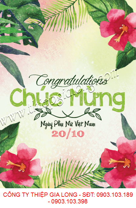 thiệp 20-10