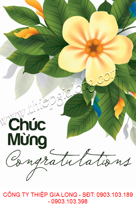 thiệp chúc mừng