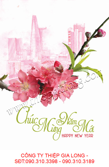 thiệp tết mậu tuất 2018
