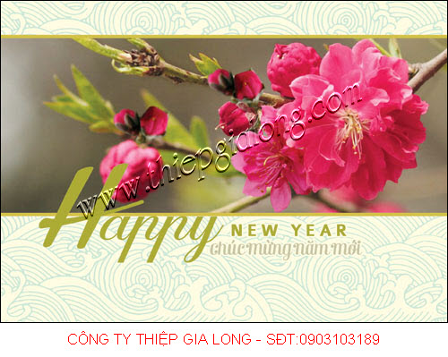 Thiệp chúc tết mẫu tuất 2018