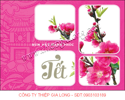 thiệp tết mậu tuất 2018