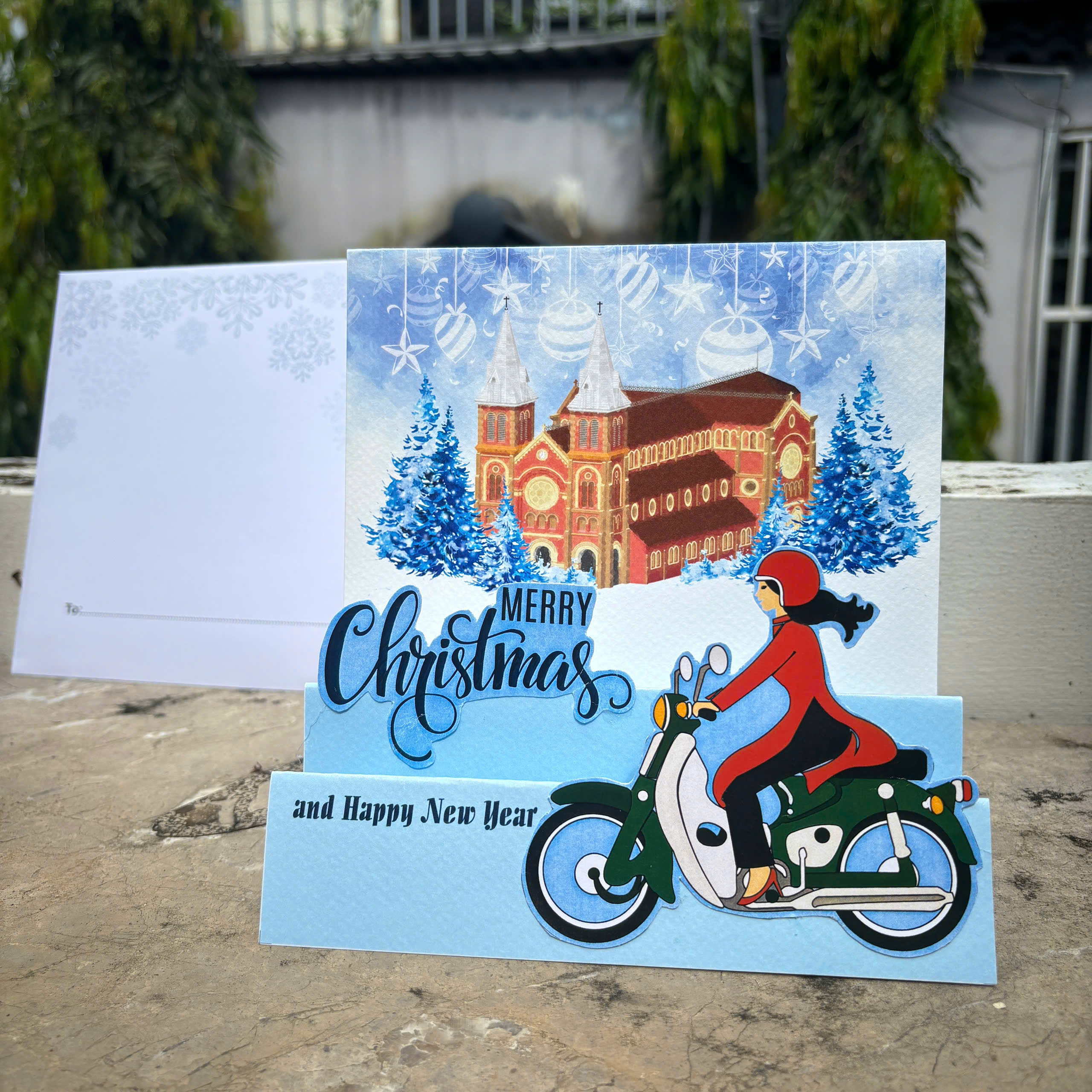 Thiệp giáng sinh sang trọng