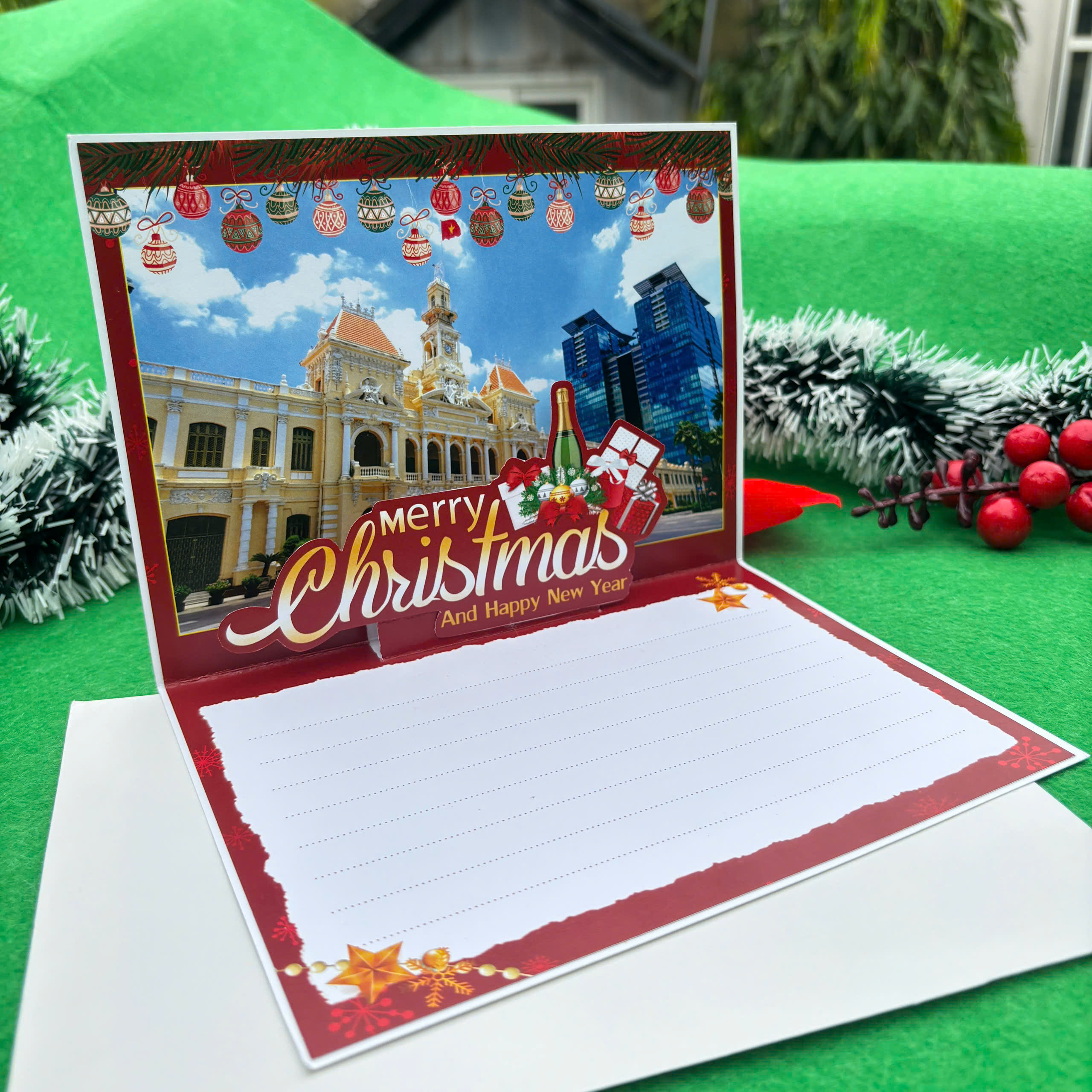 Thiệp giáng sinh 3d