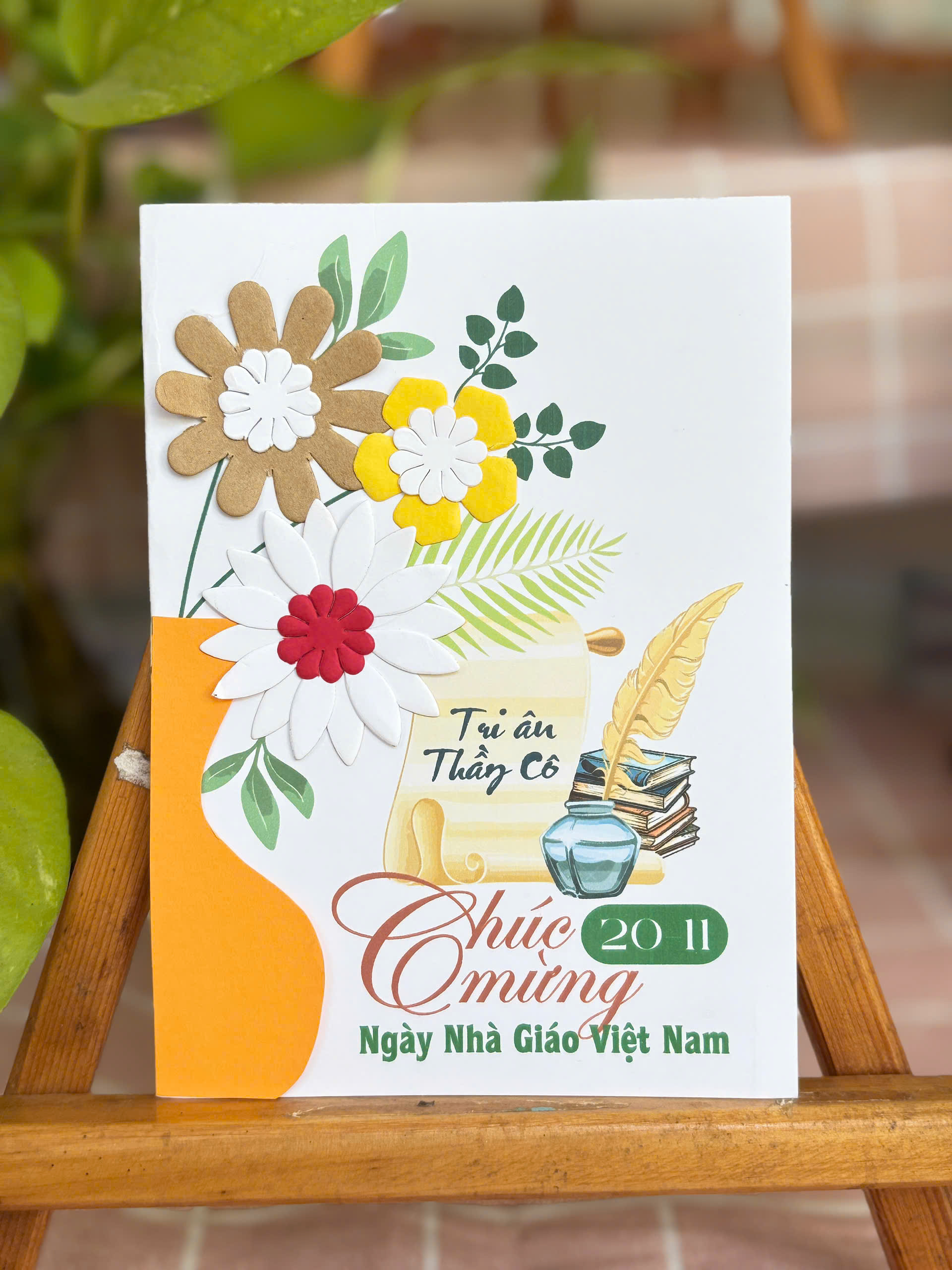 thiệp handmade 20 tháng 11