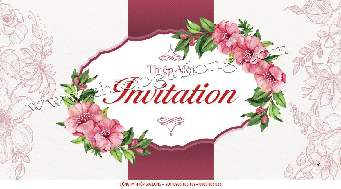 thiệp mời sinh nhật 