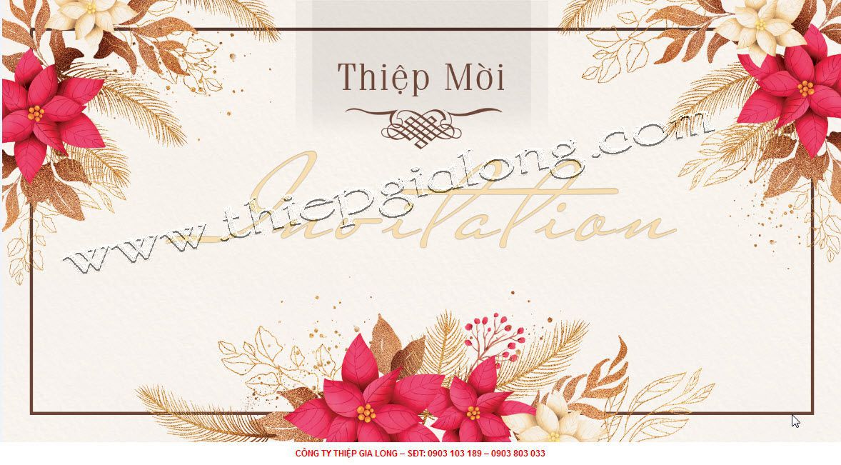 thiệp mời sinh nhật đẹp