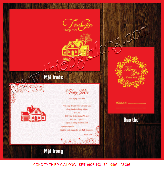 thiệp mời tân gia