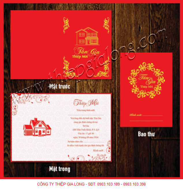 thiệp mời tân gia