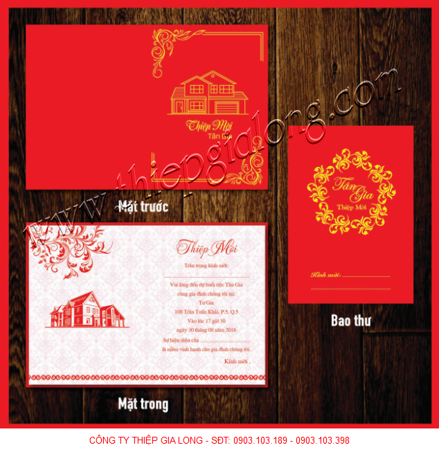 thiệp mời tân gia