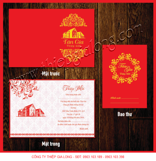 thiệp mời tân gia