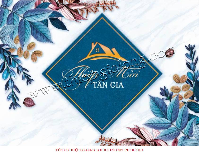 thiệp mời tân gia 