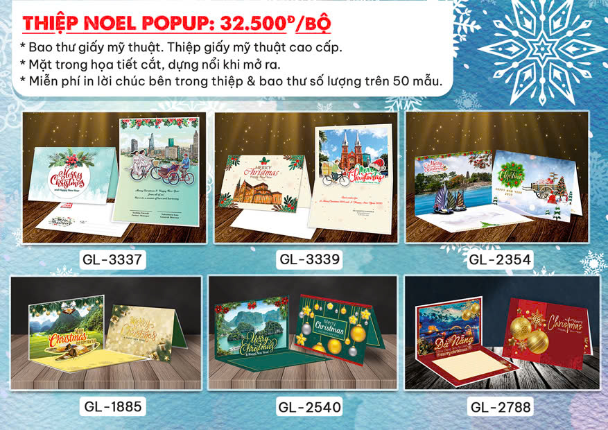 Catalouge thiệp noel cao cấp Catalouge thiệp noel cao cấp