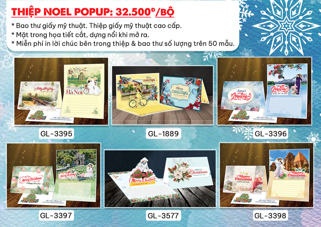 catalouge thiệp noel sang trọng catalouge thiệp noel sang trọng