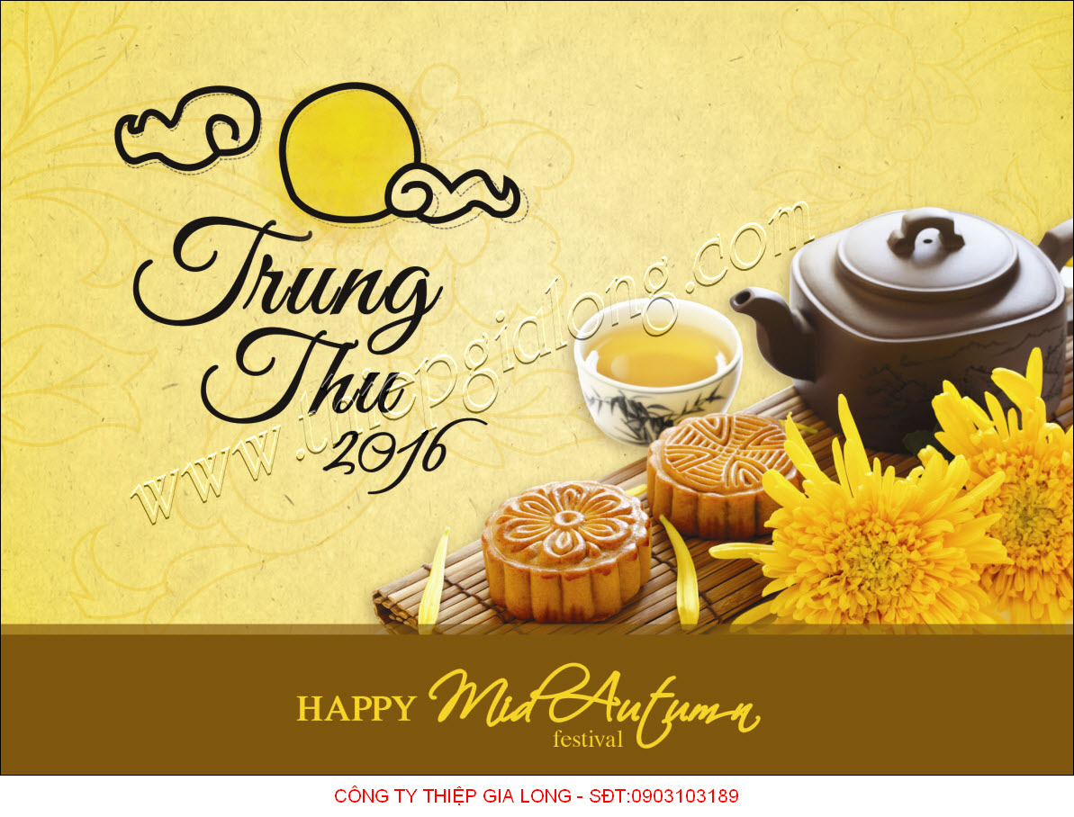 thiệp trung thu