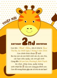 Thiệp Mời Sinh Nhật Theo Tuổi