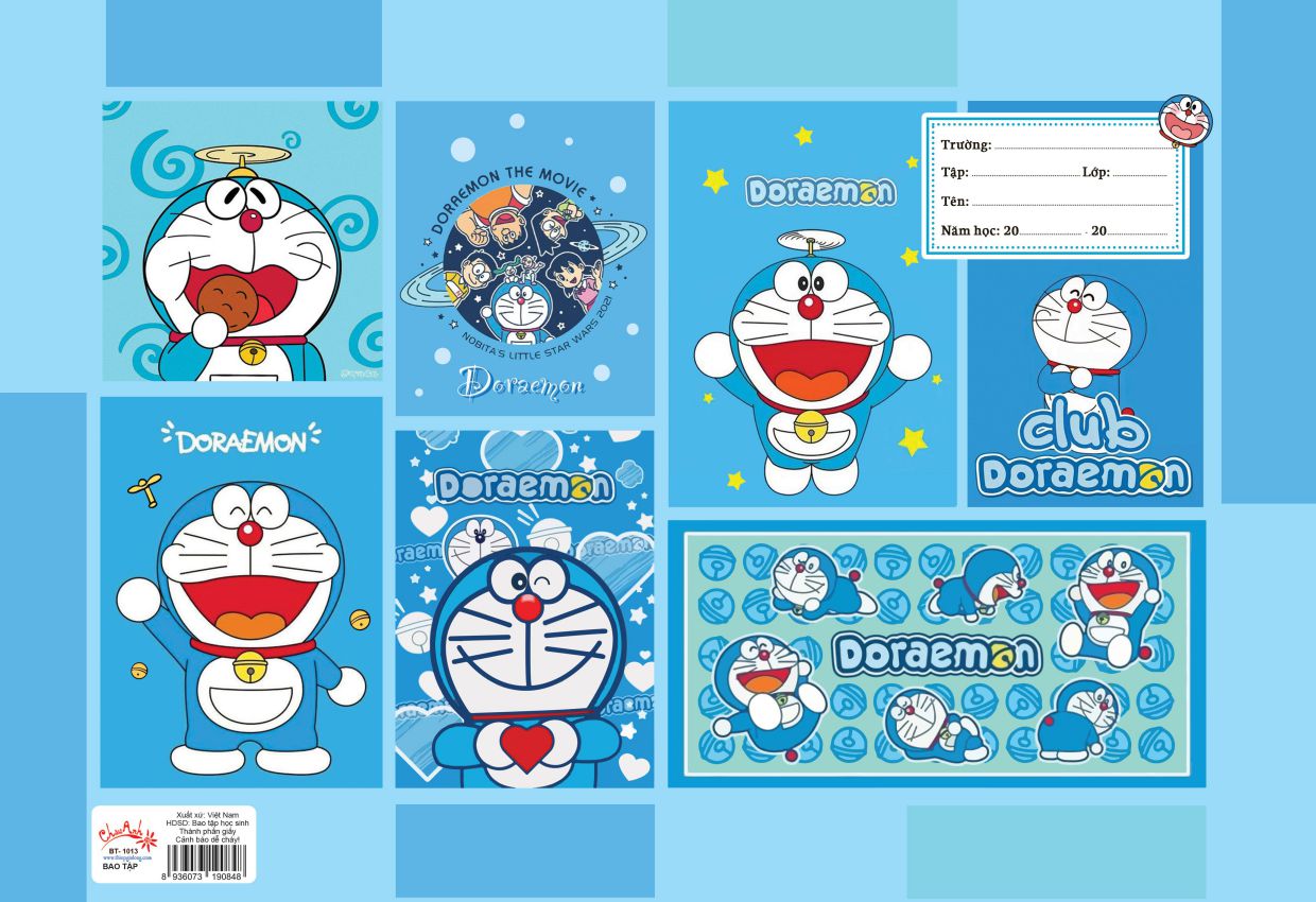 Giấy bao tập Doraemon BT-1013