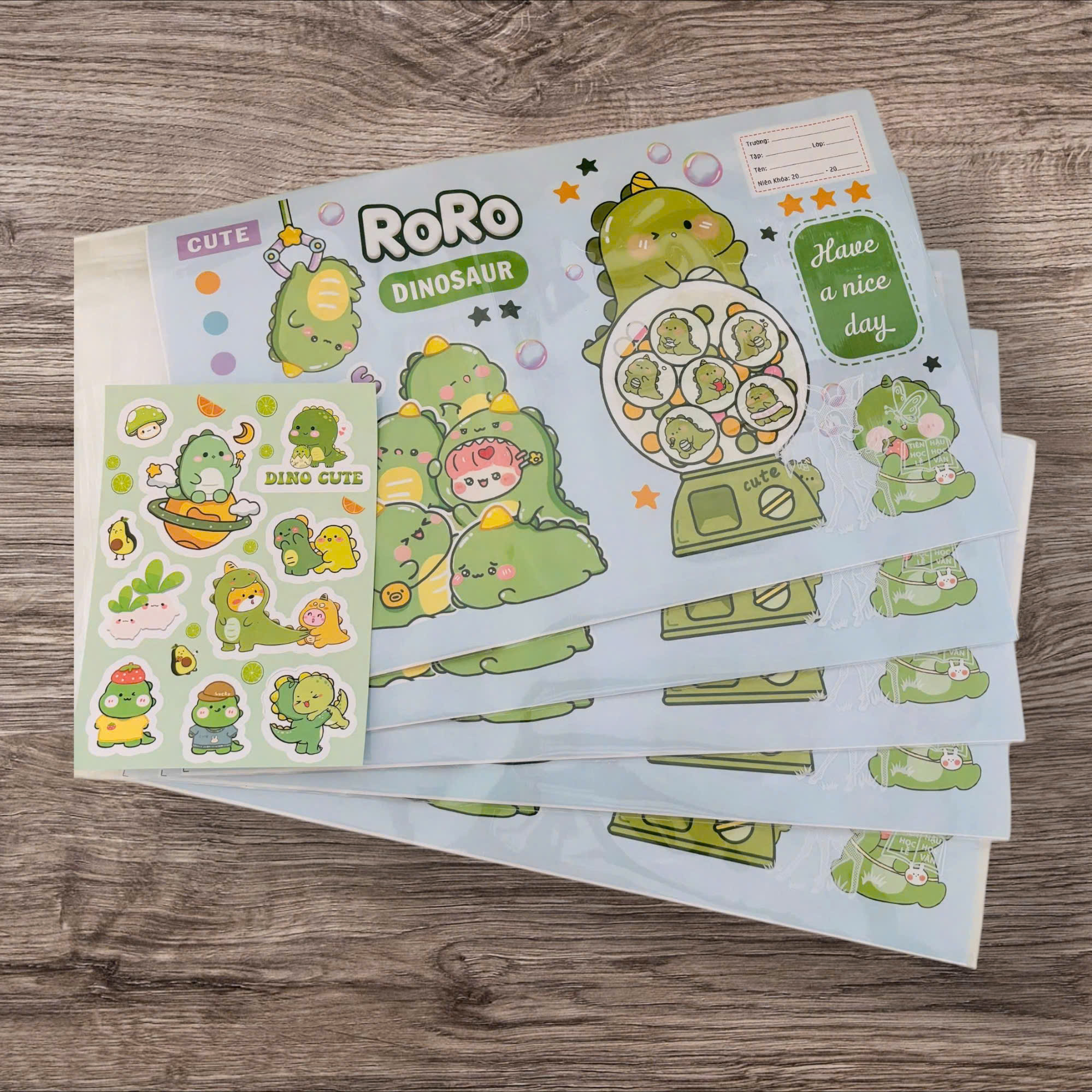 Giấy bao tập kèm Sticker BT-1132