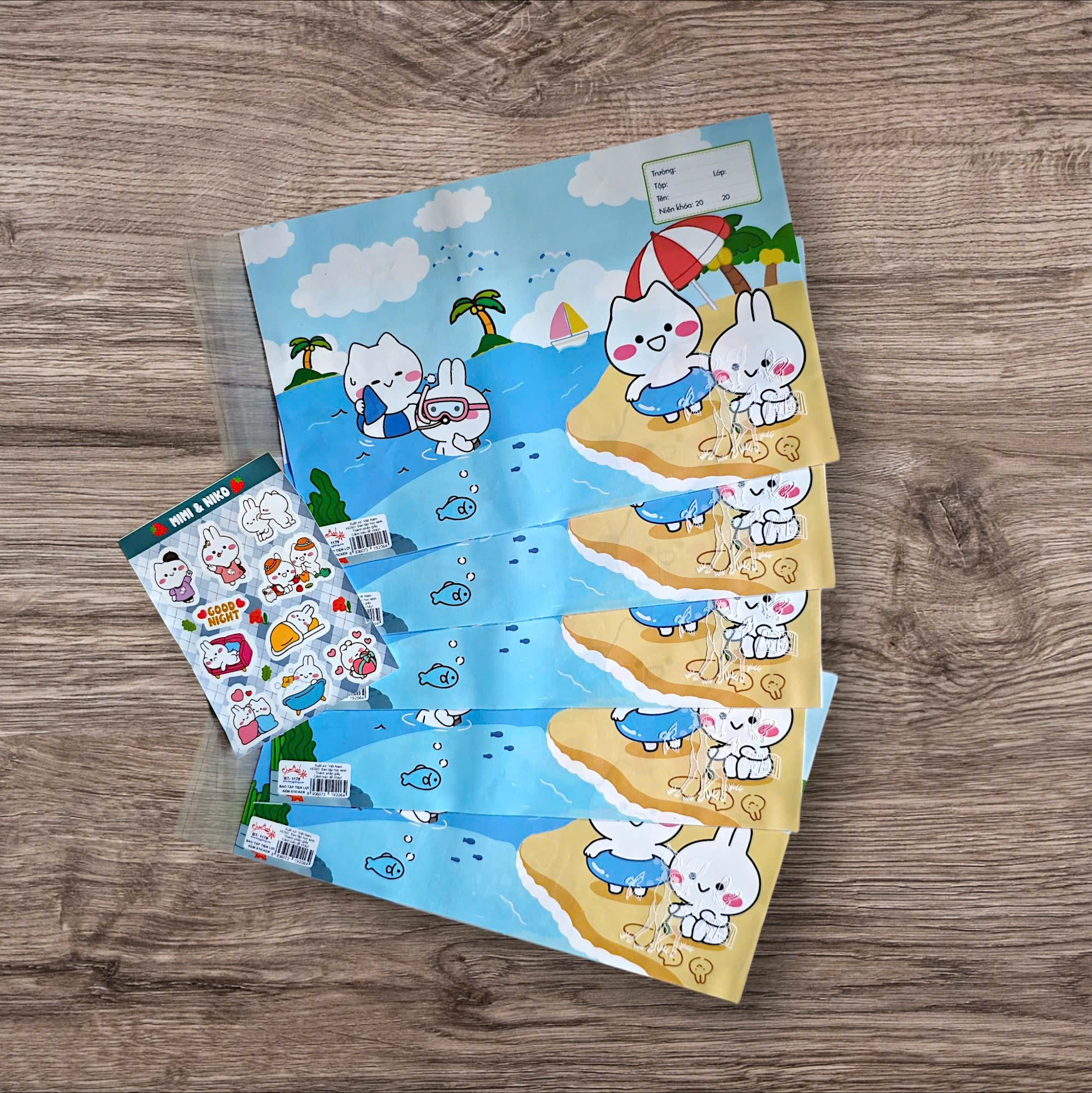 Giấy bao tập tiện lợi Mimi & Neko BT-1179