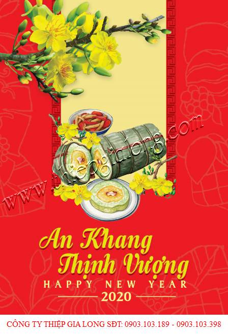 In thiệp tết tại tp.hcm GL-2436