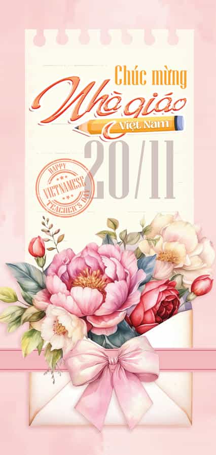 Mẫu thiệp 20/11 GL-3493