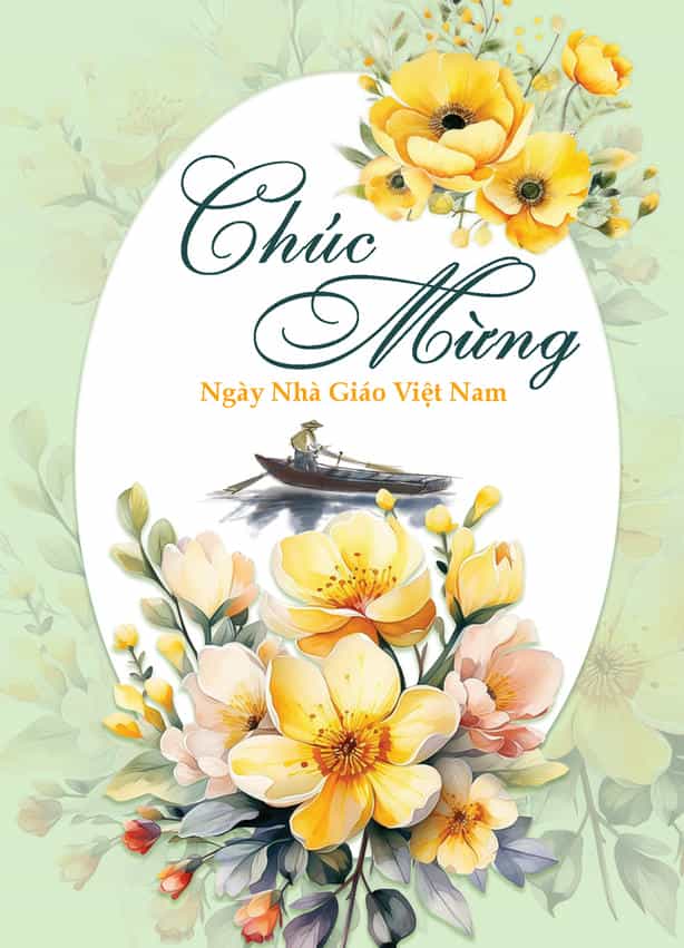 Mẫu thiệp 20 tháng 11 GL-3504