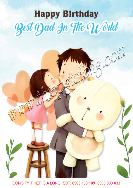 Mẫu thiệp sinh nhật đẹp GL-2591