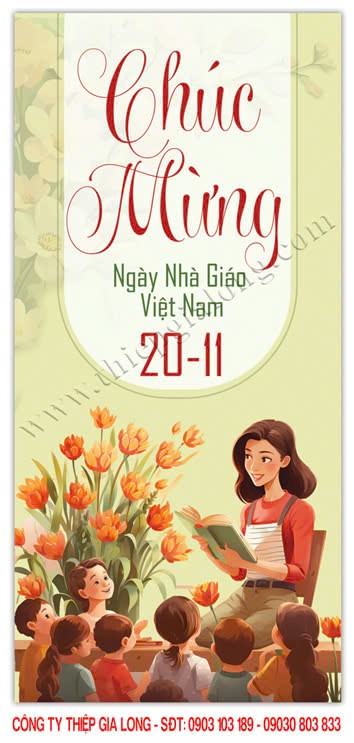 Mẫu thiệp tặng thầy cô CA 961
