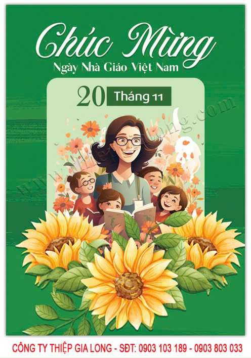 Mẫu thiệp tặng Thầy Cô CA 971