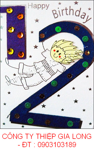 Mua Thiệp Sinh Nhật Thủ Công Bộ Số GL-442