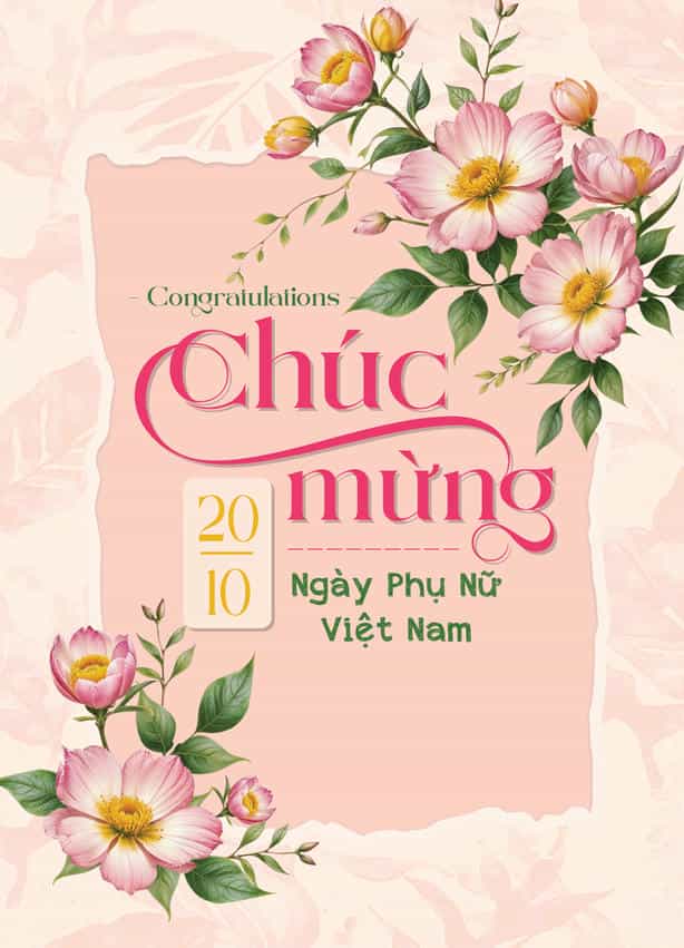Thiệp 20/10 đẹp CA-1061