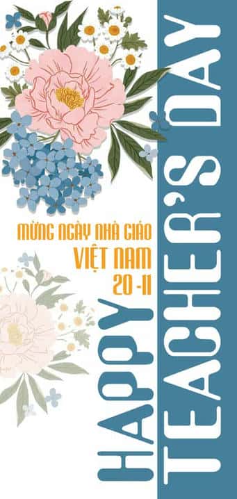 Thiệp 20/11 đẹp tặng thầy cô giáo CA-1089