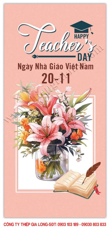 Thiệp 20 11 đơn giản GL-3379