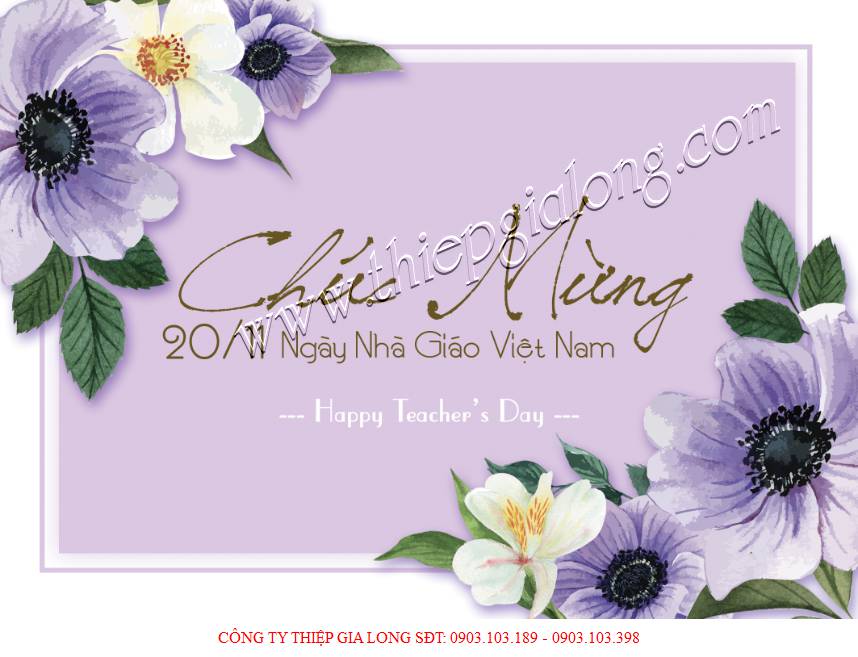 Thiệp 20-11 GL-2335