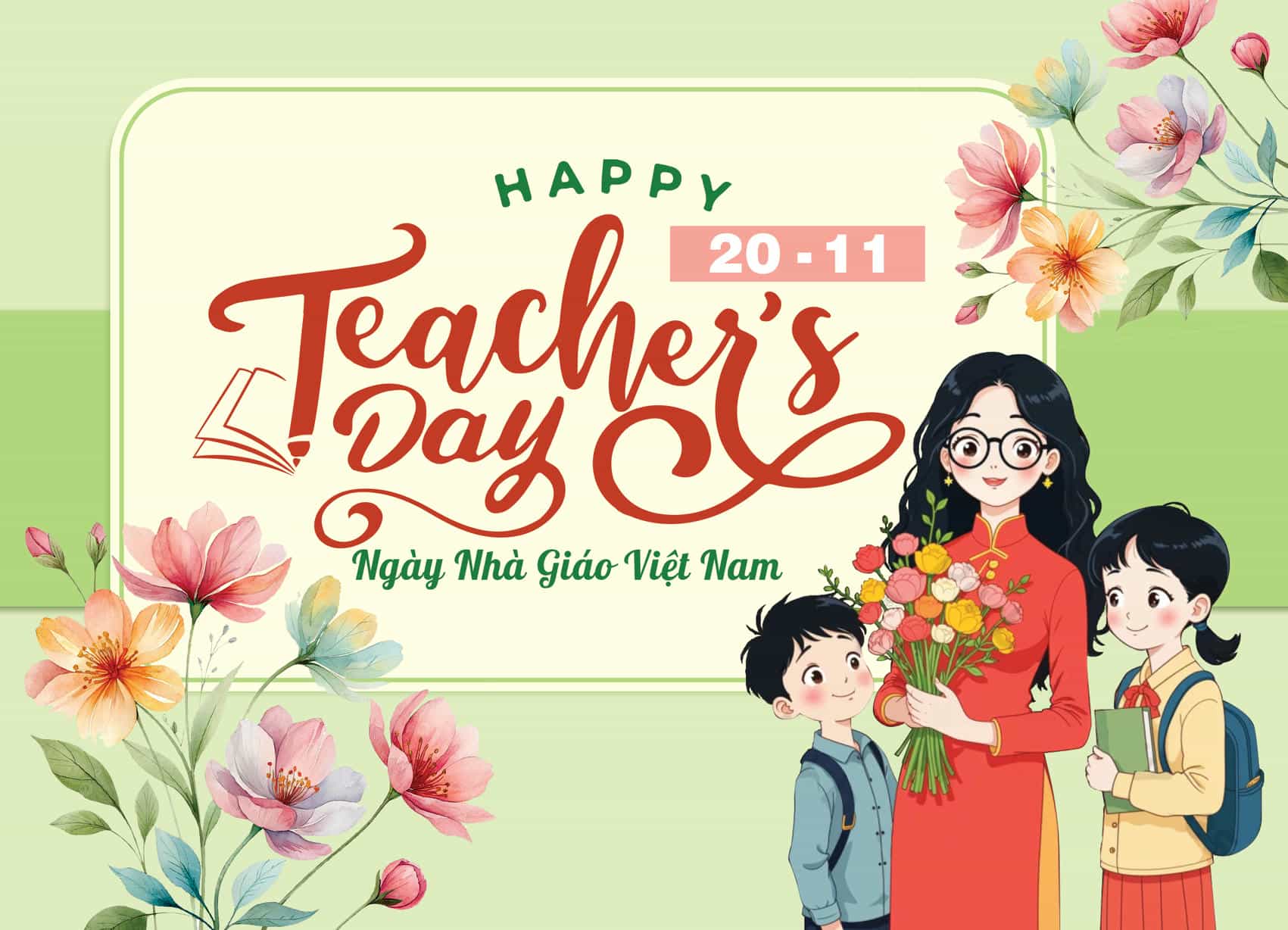 Thiệp 20/11 tặng cô giáo GL-3496