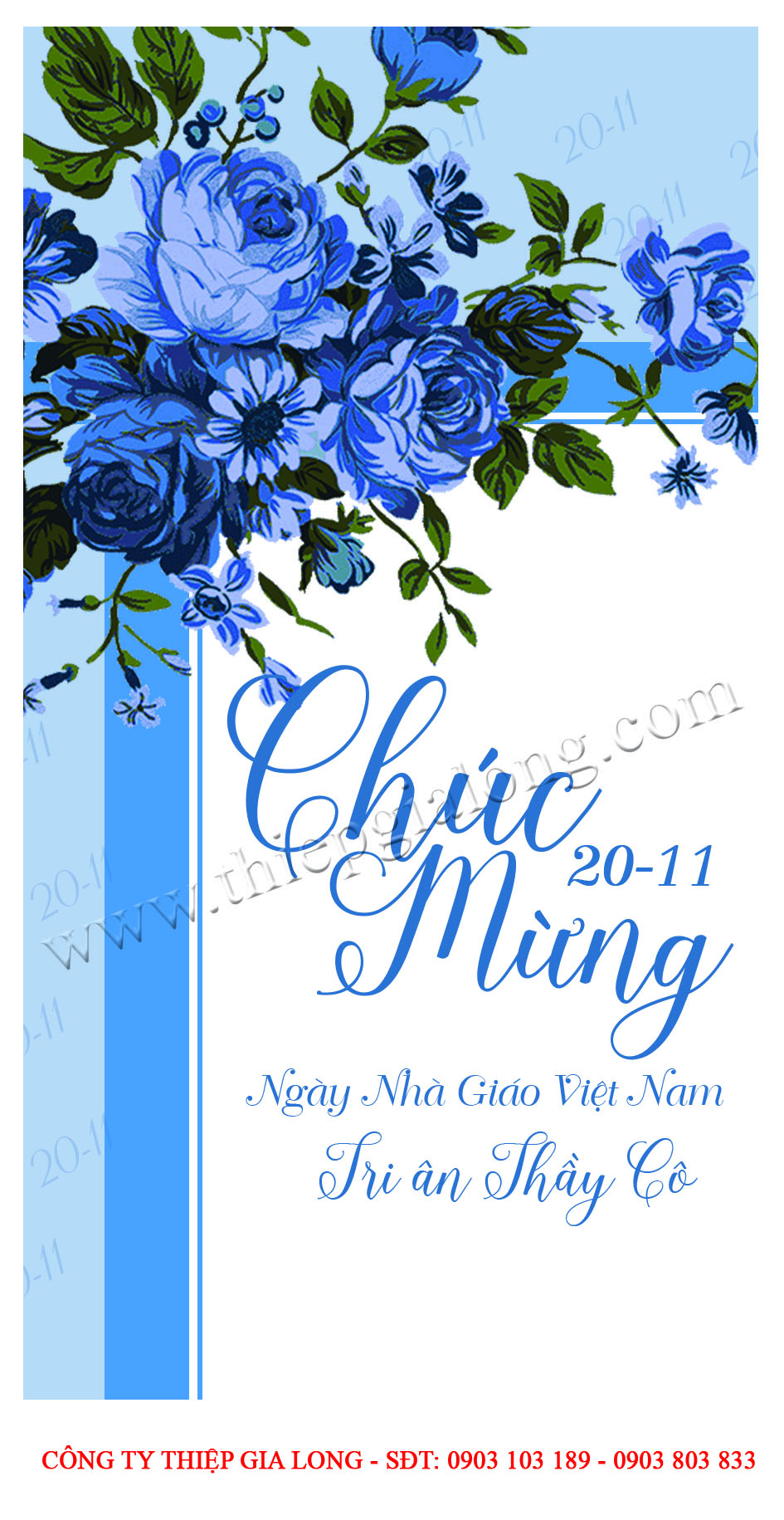 Thiệp 20 tháng 11 CA-824