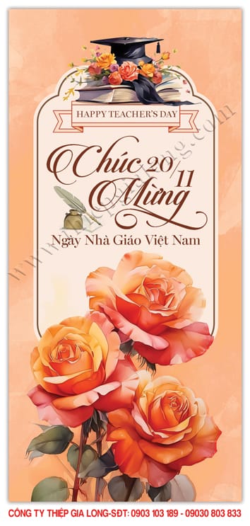 Thiệp 20 tháng 11 G-3372