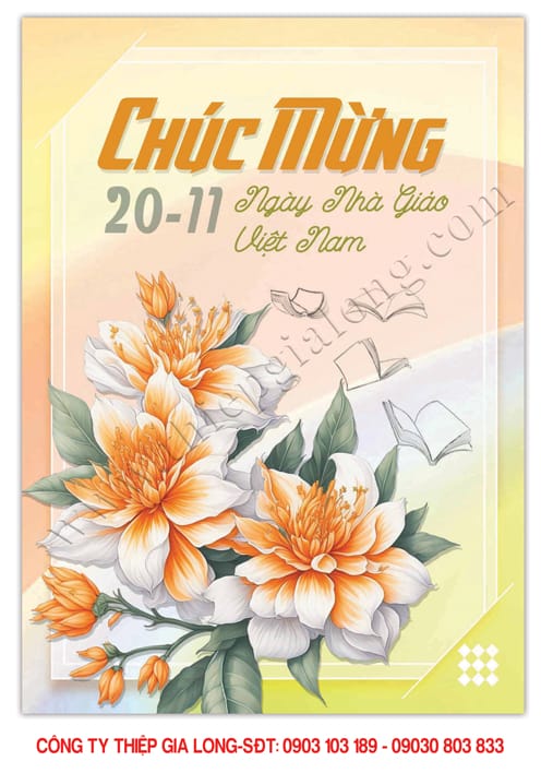 Thiệp 20 tháng 11 GL-3384