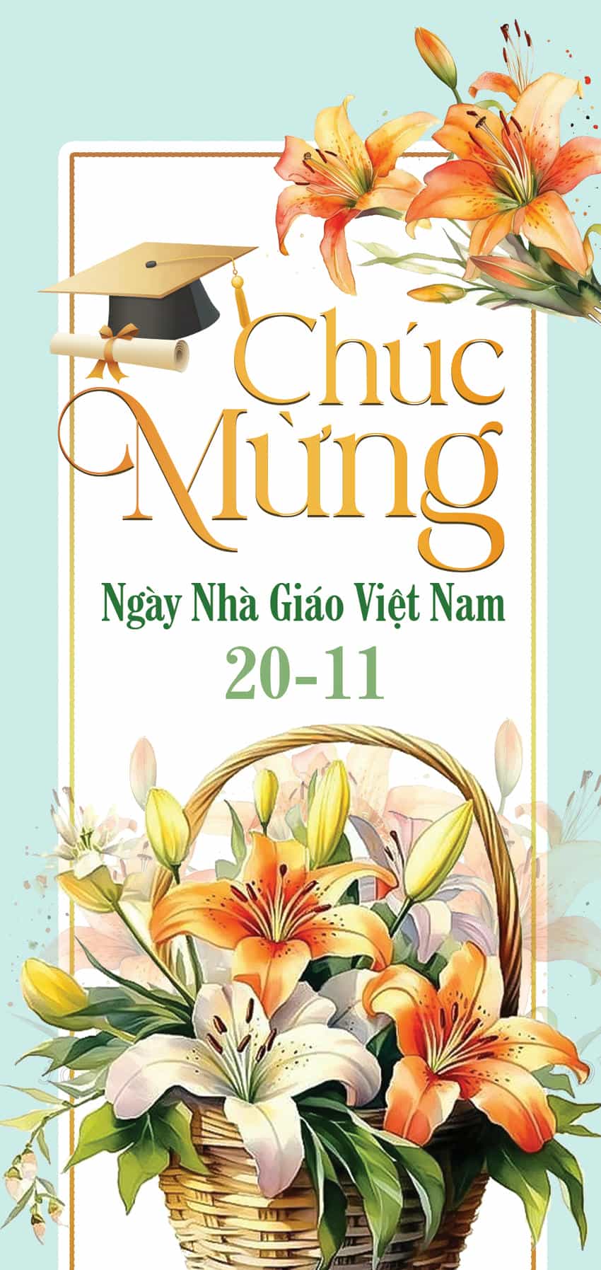 Thiệp 20 tháng 11 GL-3495