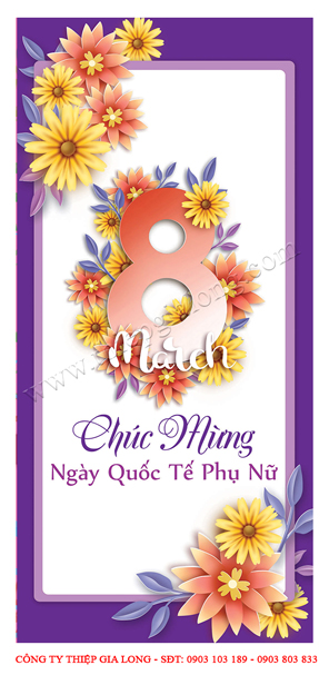 Thiệp 8 tháng 3 tặng mẹ CA-857