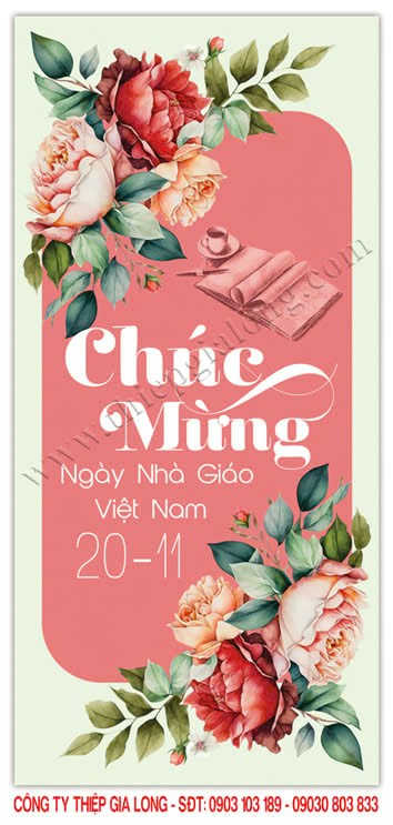 Thiệp chúc mừng 20 11 CA 963