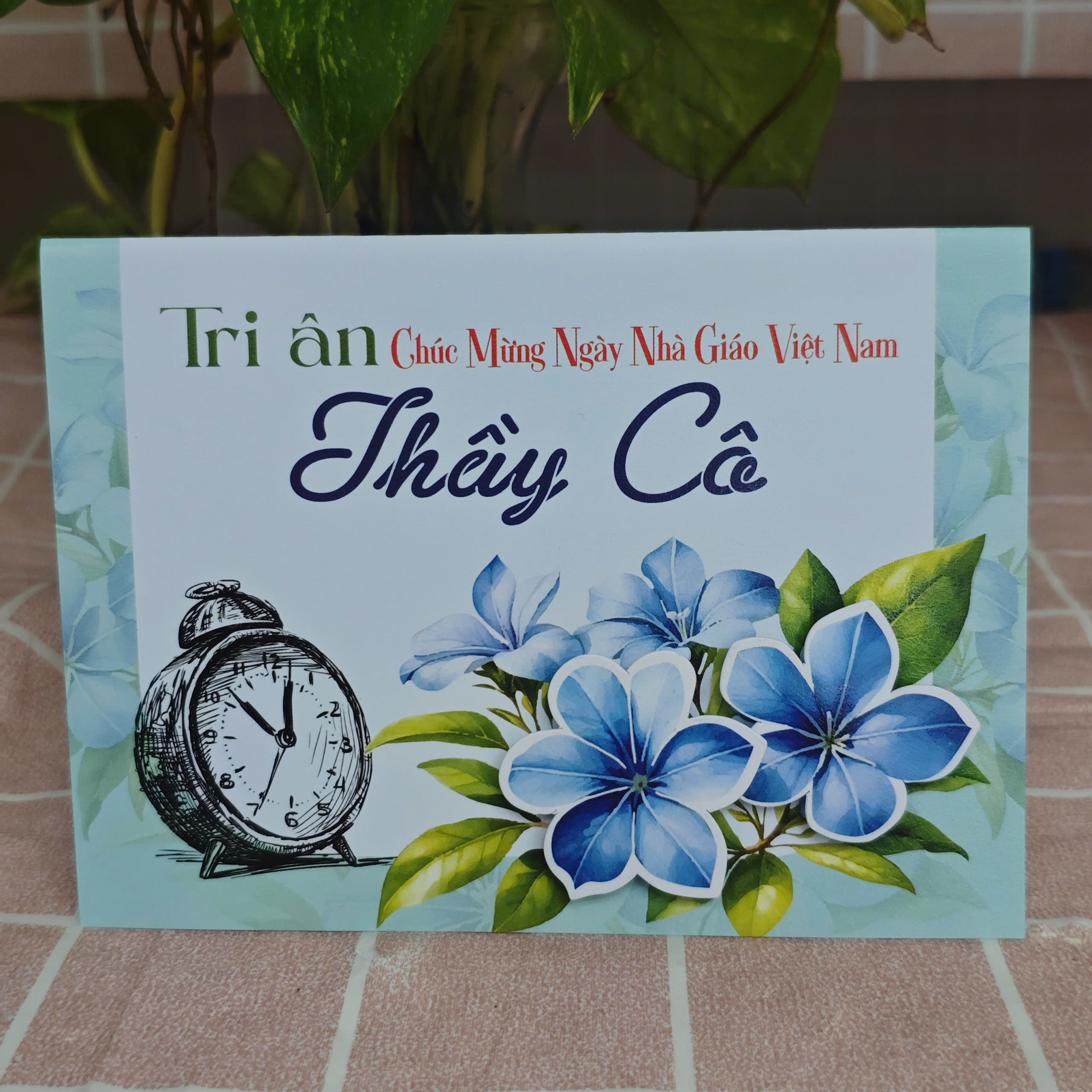 Thiệp chúc mừng 20/11 dán nổi đẹp GL-3487