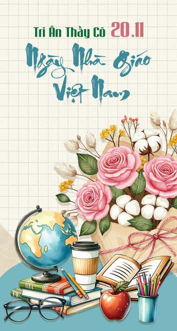 Thiệp chúc mừng 20 11 đẹp CA-1106