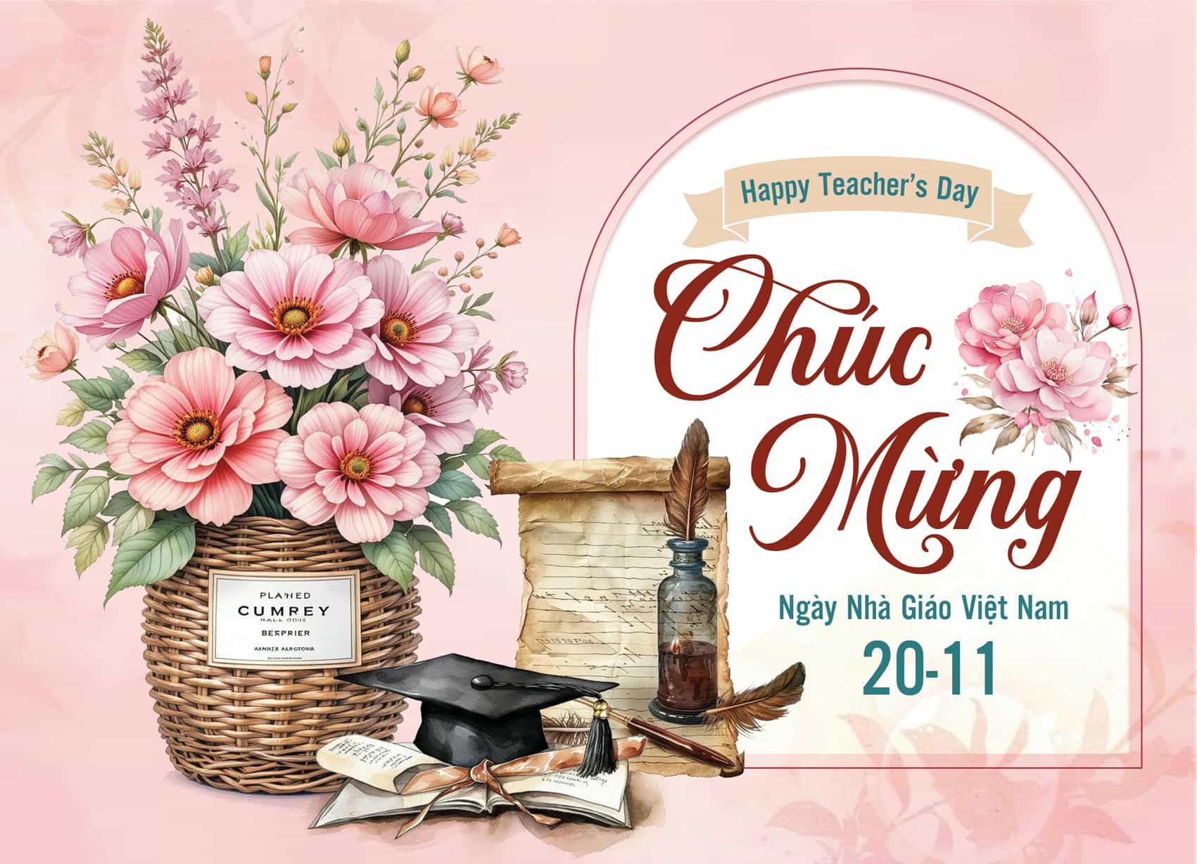 Thiệp chúc mừng 20/11 GL-3503