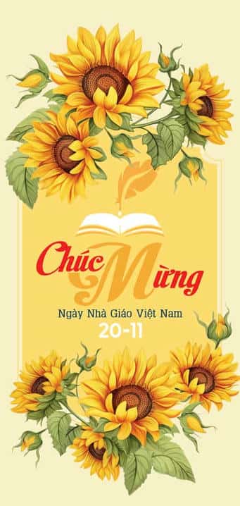 Thiệp chúc mừng 20 tháng 11 CA-1084
