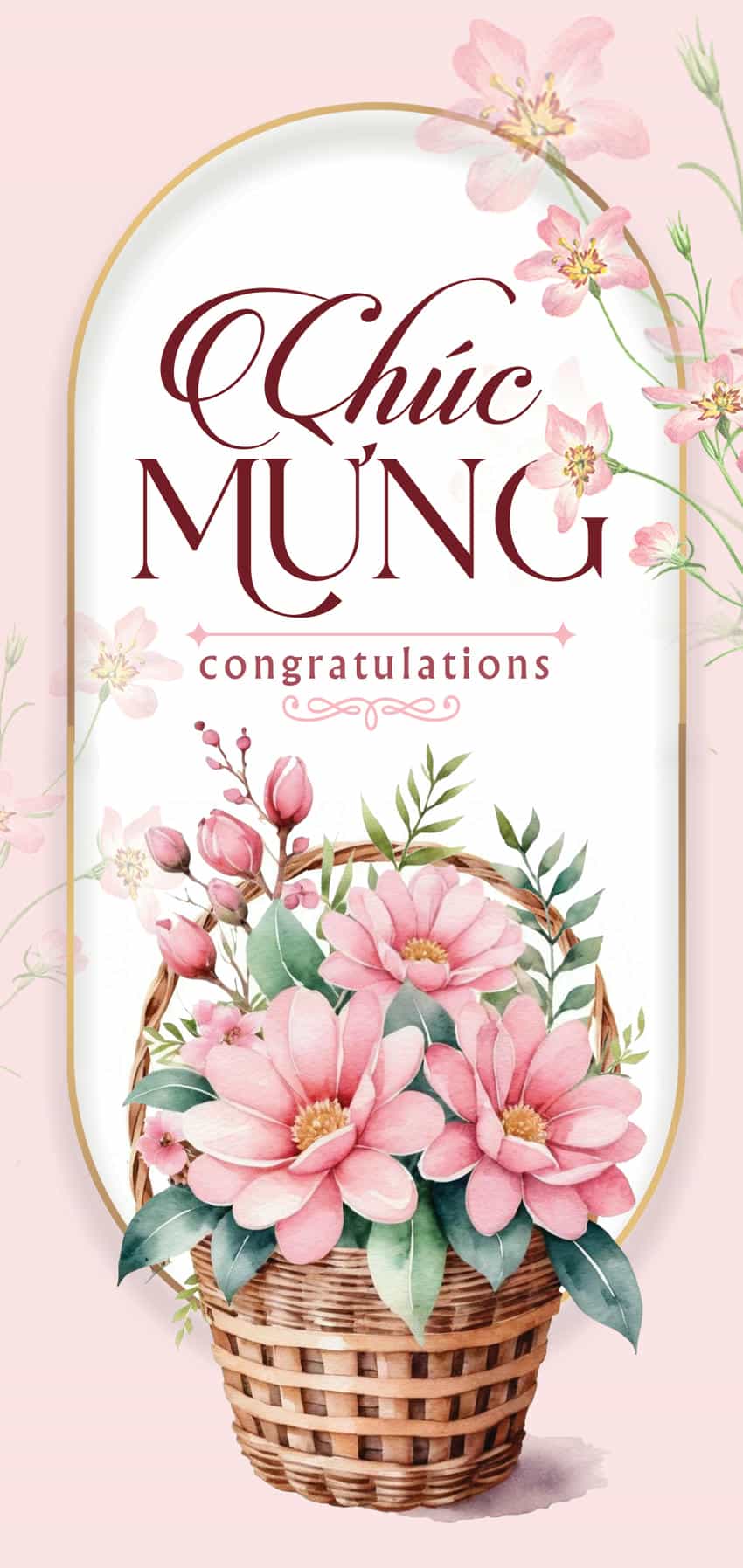 Thiệp chúc mừng đẹp nhất CA-1080